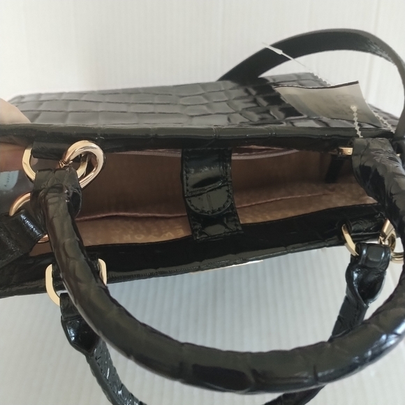 Kate Spade Ridgly Avenue Becky Ostrich Leather Black Bag - Picture 6 of 12